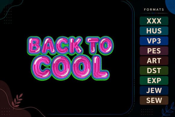 Back to Cool School Quote: An Embroidery Seller Review