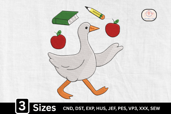 Cute School Teacher Goose: A Seasonal Design Review