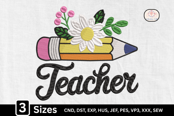 Daisy Floral Pencil Teacher: A Sweet Embroidery Review