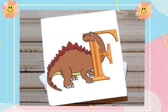 Dinosaur Monogram Alphabet Letter F: Holiday Review