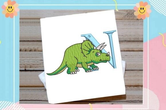 Dinosaur Monogram Alphabet Letter N: Boutique Review