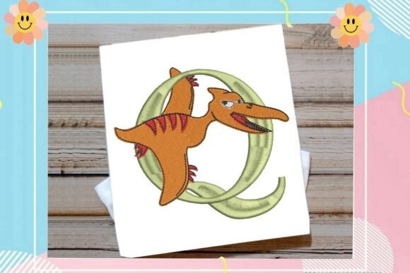 Dinosaur Monogram Alphabet Letter Q: A Designer Review