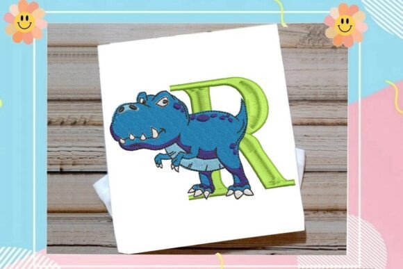 Dinosaur Monogram Alphabet Letter R: A Designer Review