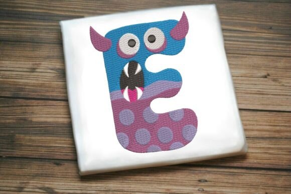 Fun Monster Alphabet Letter E: An Embroidery Review