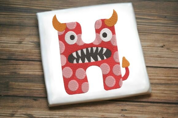 Fun Monster Alphabet Letter H: Playful Embroidery Review