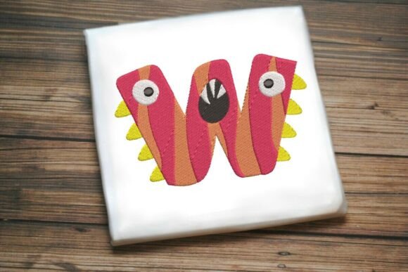 Fun Monster Alphabet Letter W: A Boutique Design Review