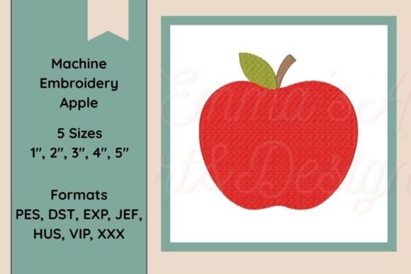 Machine Embroidery Apple: A Seller's Review