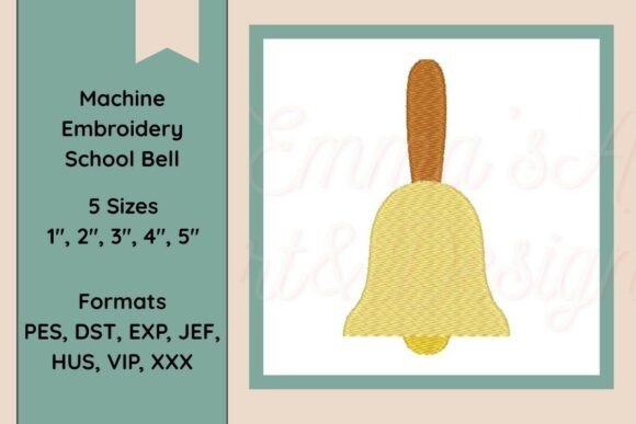 Machine Embroidery School Bell Design Review