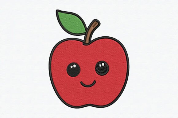 Red Apple Embroidery Design: A Boutique Review