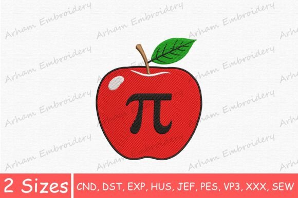 Red Apple with Pi Embroidery: A Business Review