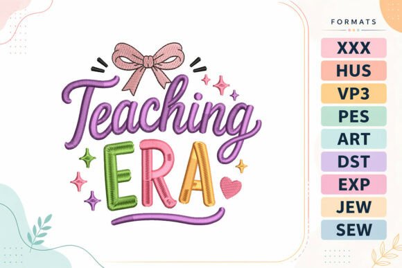 Teaching Era Back to School: An Embroidery Seller Review