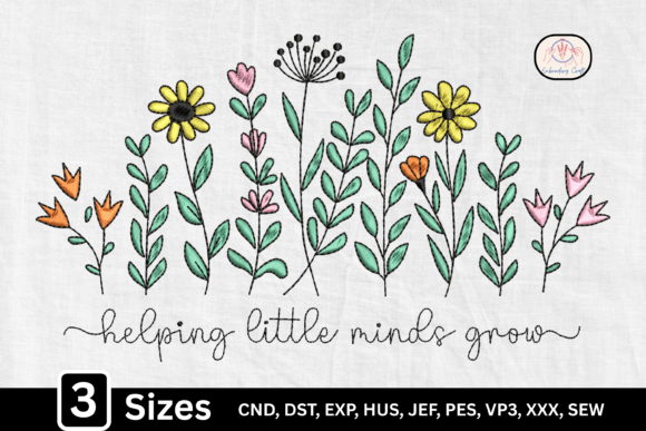 Wildflower Inspirational Teacher: An Embroidery Review